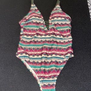 Bohemian one piece bathing suit